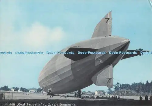 D296529 Luftschiff. Graf Zeppelin. L.Z. 127. Steuerung. Johannes C. Rost