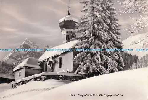 D291463 Gargellen Kirche Geg. Madrisa. Risch Lau. Perutz Folie