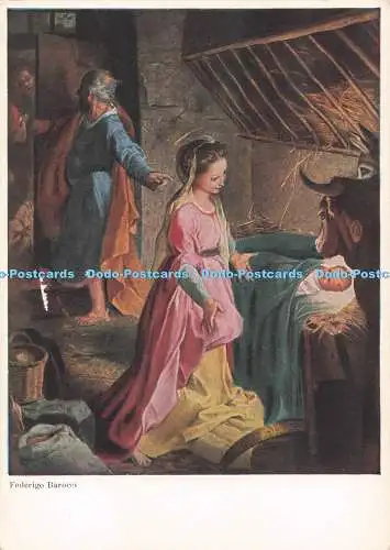 D293674 Milano. Nativit. Geburtstag Christi. Federigo Barocci. Walter Classen