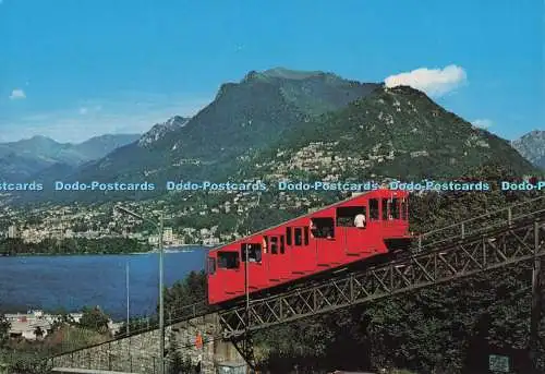 D296572 Lugano. Funicolare San Salvatore. A. Hoch. Savosa