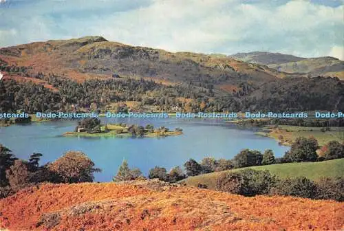 D289766 Im Herzen der Seenplatte, der leuchtenden Weite des Grasmere Lake. J. Arthur