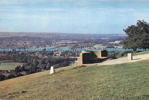 D289768 Surrey. Box Hill. Der Aussichtspunkt. J. Arthur Dixon. Newport. I.W. England