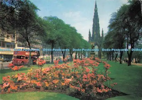D289769 Edinburgh. Princes Street Gardens und Scott Monument. J. Arthur Dixon