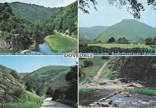 D291524 Dovedale. Der Fluss. D. V. P. Leicester. Multi View