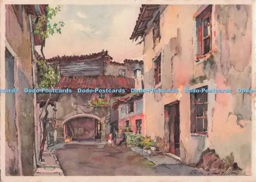 D296644 Melide. Cour Rustique. Stehli. Nr. 2309