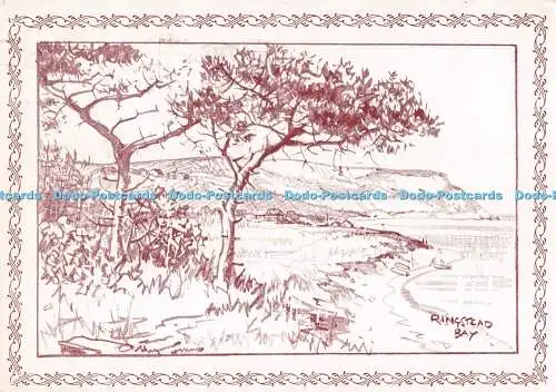 D289851 Ringstead Bay. Postkarte