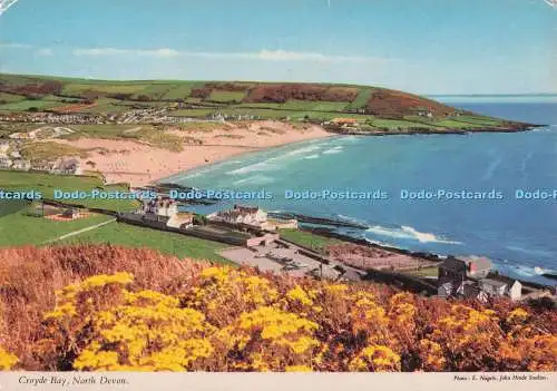 D296661 North Devon. Croyde Bay. John Hinde. E. Nagele. PM. Ilfracombe. Devon. 1
