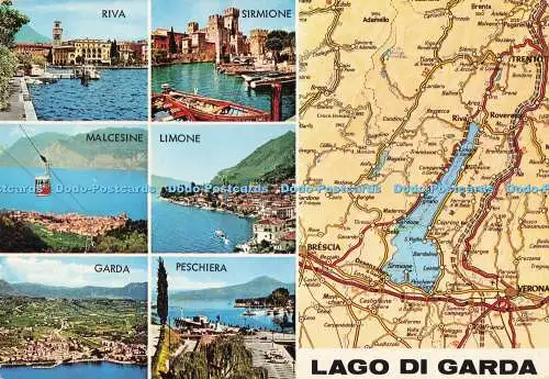 D293772 Lago di Garda. Riva. Limone. G.M. Multi View