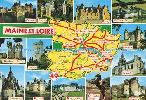 D293774 Maine et. Loire. Treves. Valoire. Leconte. Multi View