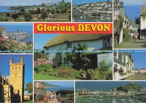 D296667 Glorious Devon. Clovelly. Croyde. J. Salmon. Sevenoaks. Kent. Multi View
