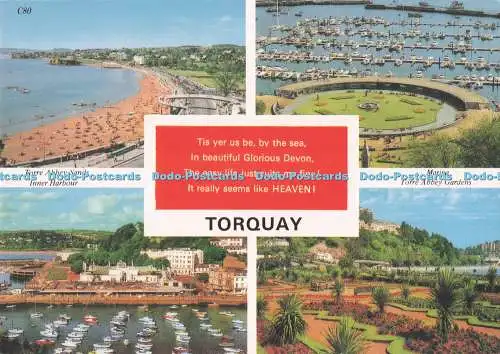 D291570 Torquay. Torre Abbey Sands. Neill Metcalfe. Europa Karten. Multi View