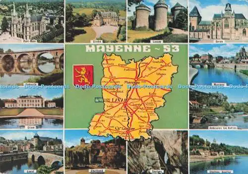 D293776 Mayenne. Craon. Laval. Artaud Freres. 1983. Multi View