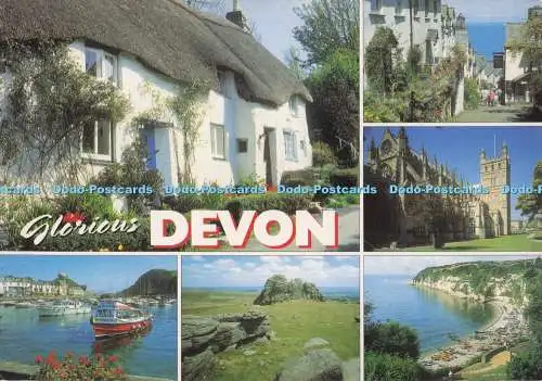 D296669 Glorious Devon. Clovelly. J. Salmon. Sevenoaks. Kent. Multi View