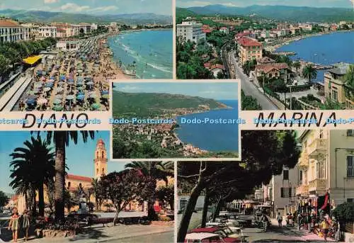 D296678 Diano Marina. Panorama. Cartonova S.n.c. Marzari. Multi View