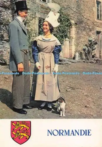 D289876 Normandie. Le Houlme. Paysans et Tenue de Fete. Cap Theojac. M. Hutinet