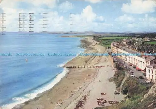 D291588 Criccieth. Caernarvonshire. Die Meeres-Terrasse vom Schloss aus. J. Arthu