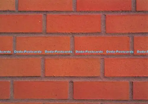 D296690 Backsteinmauer. Postkarte