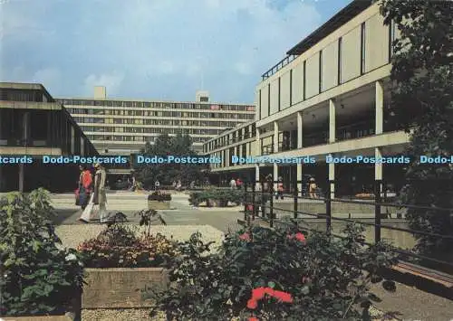 D291604 University of Bath. Blick auf die Parade von Osten