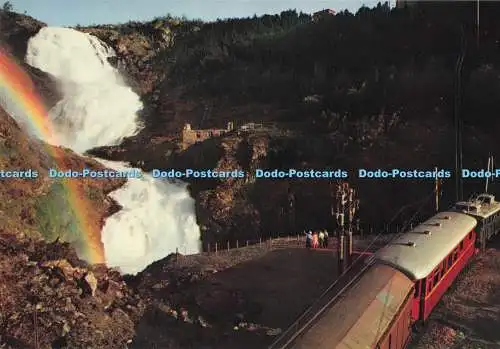 D289896 Kjosfossen. Flamsdalen. Mittet. Mexichrom