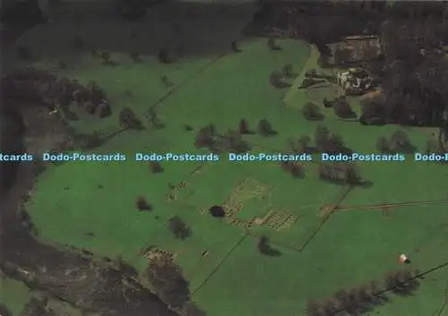 D291609 Northumberland. Chesters Roman Fort. Air View. H.M.S.O. The Campfield