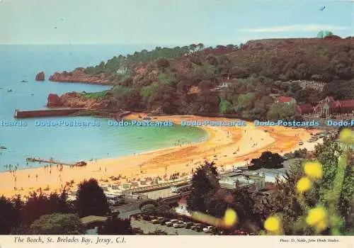D293818 C.I. Trikot. Der Strand. St. Brelades Bay. John Hinde. D. Edel