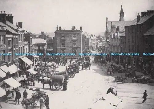 D296711 Trägerwagen. Banbury Market Place. Henry Spott. Oxfordshire County Co
