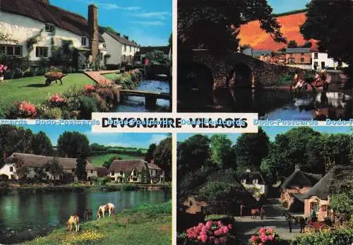 D293822 Devonshire Villages. John Hinde. 1988. Multi View