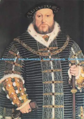 D291618 Warwick Castle. König Heinrich VIII. Holbein. Walter Scott. Bradford