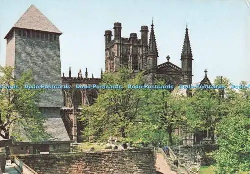 D293829 Cheshire. Chester Cathedral. Kathedrale und Glockenturm aus Südosten. J