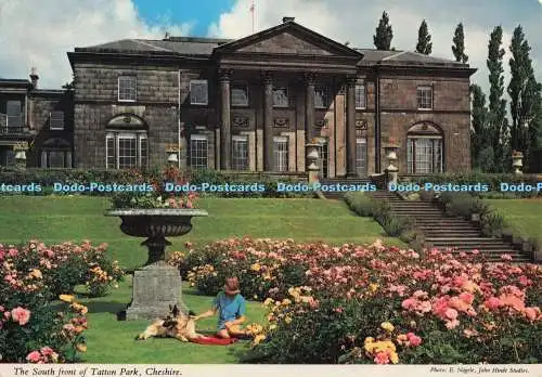 D296724 Cheshire. Die Südfront von Tatton Park. John Hinde. E. Nagele