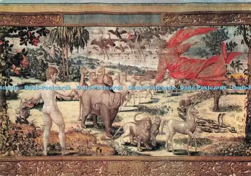 D289980 Firenze. Galleria Accademia. Adam gibt den Tieren den Namen. Giusti