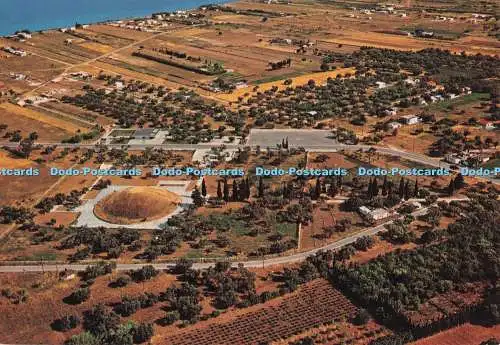 D296816 Athen Marathon. Airview of the Mass Grave Tymvos