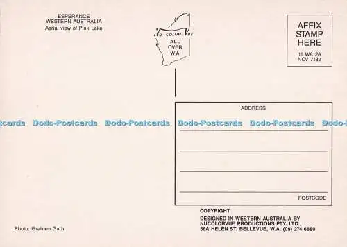 D291718 Western Australia. Esperance. Nucolorvue Productions. Graham Gath