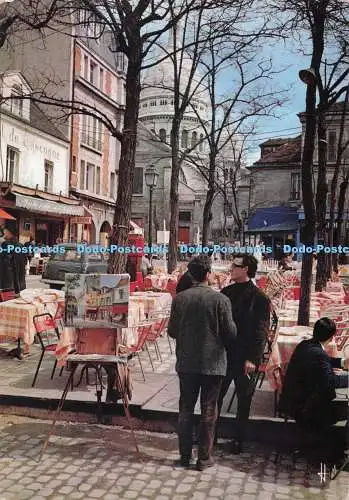 D293927 Paris. Frankreich. Place du Tertre. Waage Hachette. Leo Pelissier