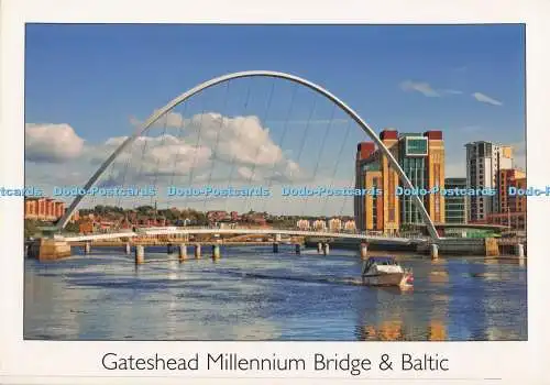 D296821 Gateshead Millennium Bridge und Baltic. Michael Goonan. Szenische Fotos