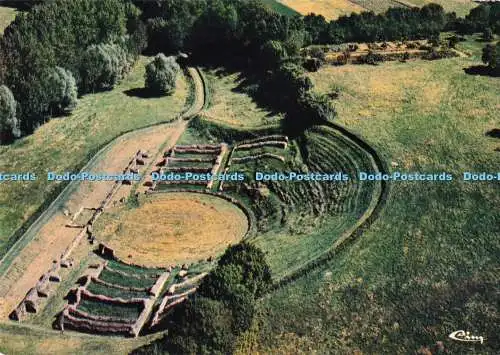 D290027 Sanxay. Vienne. Ruinen Gallo Romaines. Le Theatre. Cim