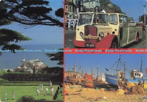 D296840 Grüße von Hastings. Der Reisebus. Janon. Multi View