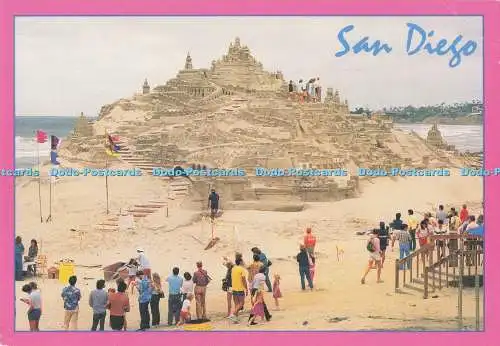 D293952 San Diego. Sandburgenwettbewerb. California Scene. C. T. Frank