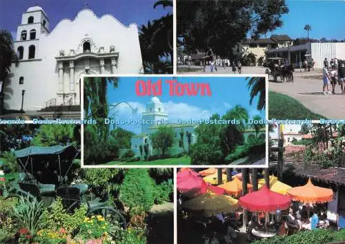 D293954 California. San Diego. Altstadt. Road Runner Karte. Multi View