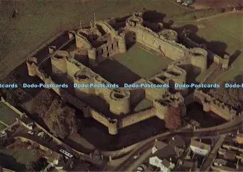 D291750 Gwynedd. Schloss Beaumaris. Anglesey. Air View. HMSO. The Campfield Press