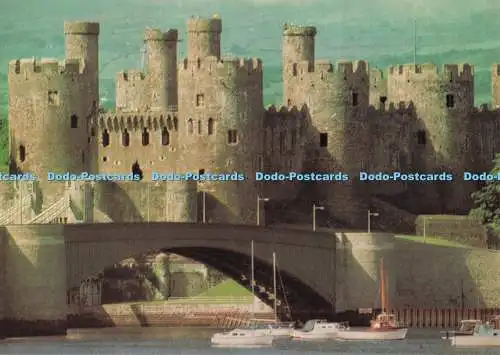 D291751 Gwynedd. Conway Castle. Flussblick. HMSO. E. Baylis. British Tourist Aut