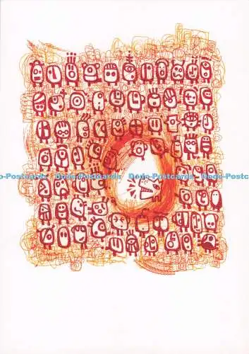 D293978 Illustrator. Erste Bumerang-Postkarte. Notting Hill Carnival. Designer P