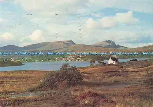 D293987 Isle of Skye. Blick auf Portree und Loch Portree. J. Arthur Dixon. PM. K