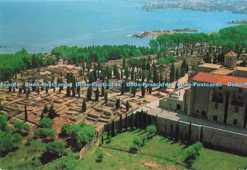 D290069 Costa Brava. Vista Aera de la Ciudad Griega de Ampurias. V.C. Fabregat