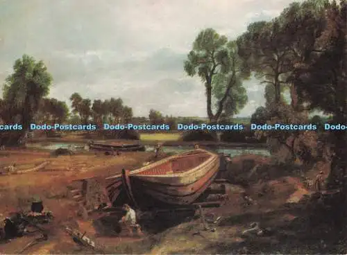D296888 Bootsbau in der Nähe von Flatford Mill. Royle Publications. Victoria und Albert