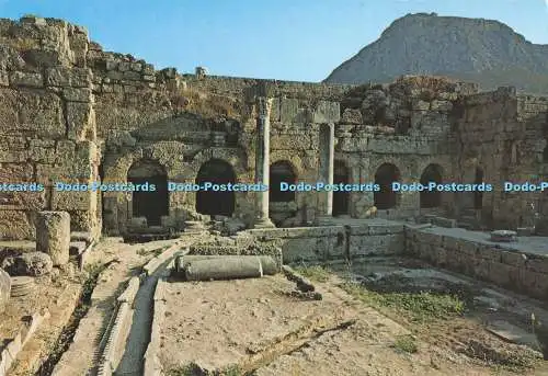 D290076 Antik Korinth. Fassade des unteren Peirenenbrunnens der Agora. Hann
