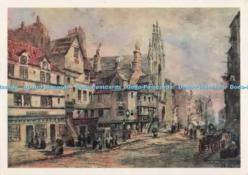 D296891 Edinburgh. John Knox House. Netherbow und Mawbray House. Mrs. J. Stewart