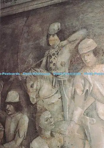 D294004 Eton. Detail aus dem Wandgemälde in der College-Kapelle. J. Salmon. Seveno