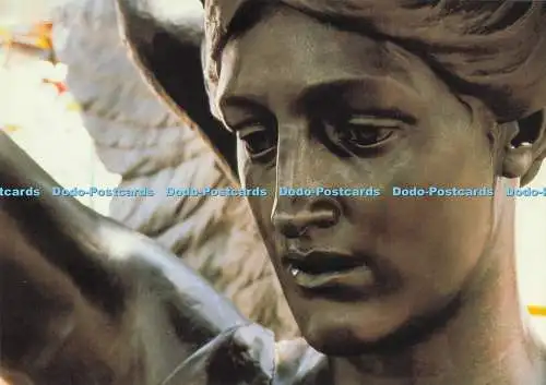 D294020 London. Hyde Park Corner. Der Gummistiefelbogen. Nahaufnahme des Gesichts von P