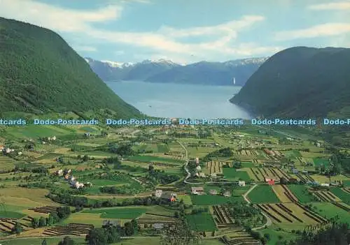 D290097 Norwegen. Blick von Vik in Sogn Richtung Balestrand. Normann